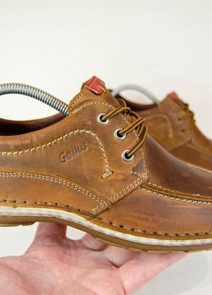 Gallus мужские кожаные кроссовки оригинал! размер 41-42 27 см2 фото