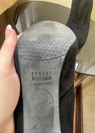 Женские ботоны на каблуке stuart weitzman5 фото