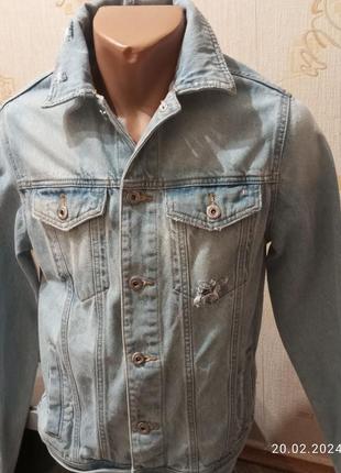 Куртка мужская джинсовая!! zara man!