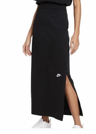 Юбка nike w nsw skirt maxi jrsy (оригинал)