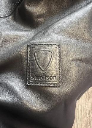 Кожаная курточка (кожанка) strellson road jacket8 фото