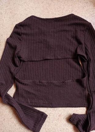 Реглан кофта  с открытой спиной 2