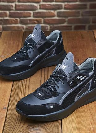 Кроссовки puma из натуральной кожи1 фото