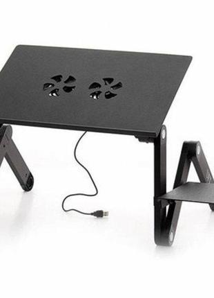 Столик трансформер для ноутбука laptop table t8 salemarket6 фото