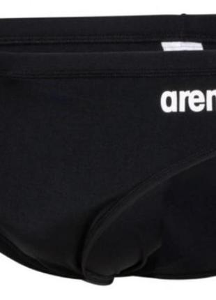 Плавки-сліпи arena team swim briefs solid чорний чол 80