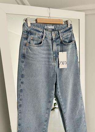 Прямые джинсы zara straight fit2 фото