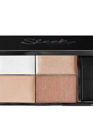 Sleek makeup highlighting palette палетка хайлайтеров, 9 гр1 фото