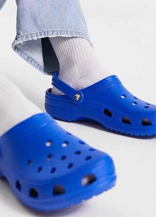 Крокс классік клог світло сині crocs classic clog bright cobalt2 фото