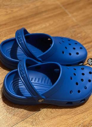 Крокс классік клог світло сині crocs classic clog bright cobalt6 фото