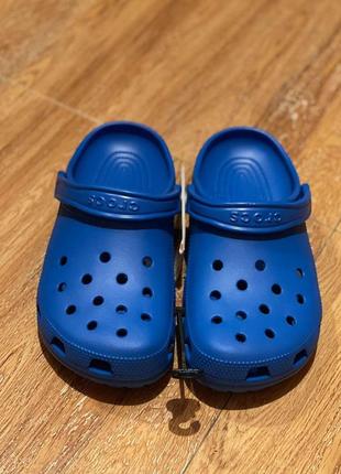 Крокс классік клог світло сині crocs classic clog bright cobalt8 фото