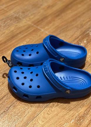 Крокс классік клог світло сині crocs classic clog bright cobalt9 фото