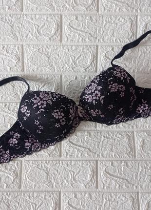Снижки! новый бюстгальтер пуш ап черный р.85/в