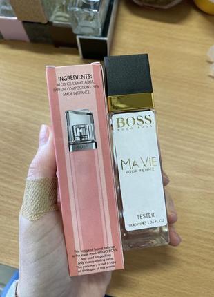 Парфюм тестер в стиле boss ma vie pour femme 40