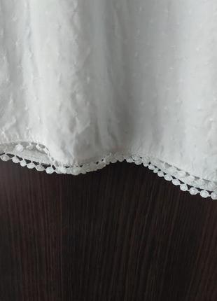 Женская белая блузка anany вышивка кружево женская белья блузка вышивка5 фото