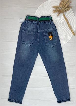 Стильні джинси для хлопчика з потертостями 21112 фото