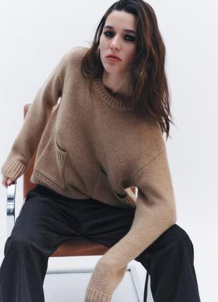 Светр zara 30% льна😊 3