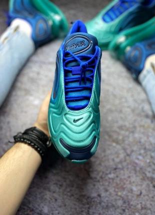 Nike air max 720 green/blue 🆕 жіночі кросівки найк 🆕 зелені/сині4 фото