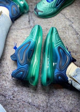 Nike air max 720  green/blue 🆕 женские кроссовки найк 🆕 зеленые/синие3 фото
