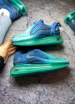 Nike air max 720 green/blue 🆕 жіночі кросівки найк 🆕 зелені/сині5 фото