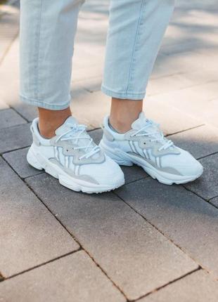 adidas oat ozweego white 🆕 женские кроссовки адидас  🆕 белый