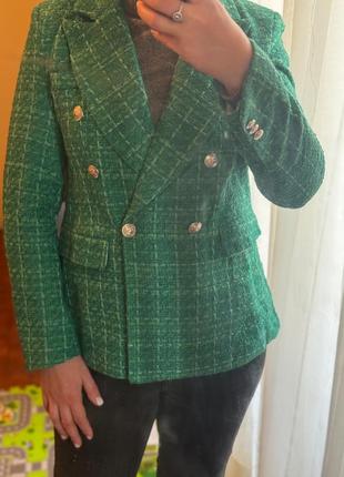 Твідовий піджак під zara на підкладці