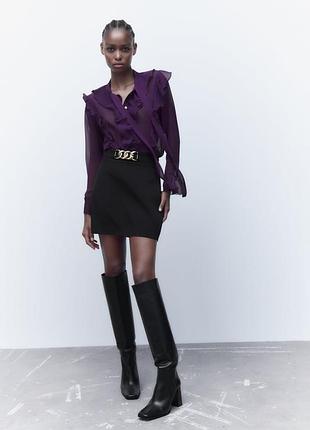 Блуза рубашка zara