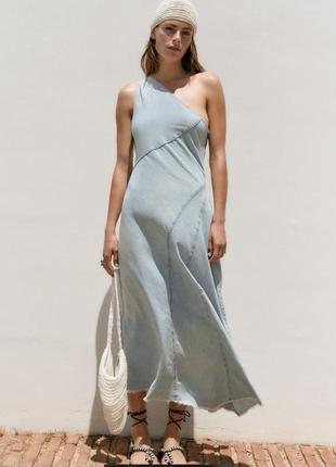 Zara джинсова сукня