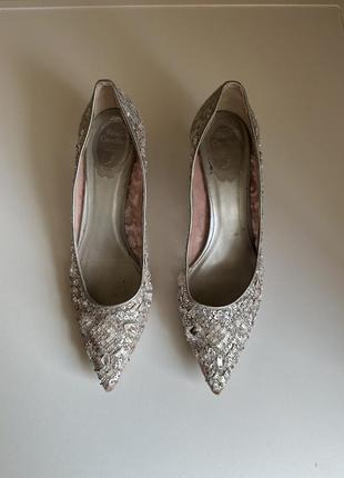 Туфли лодочки rene caovilla с камнями swarovski 40р2 фото