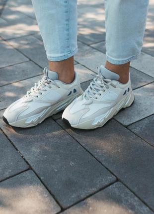 Adidas yeezy boost 700 analog 🆕 женские кроссовки адидас изи 🆕 бежевый