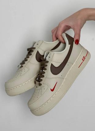 Жіночі кросівки в стилі nike air force 1 low ‘07 essenti mocco