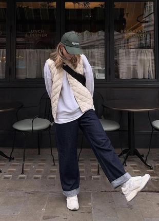 Широкие джинсы оверсайз uniqlo