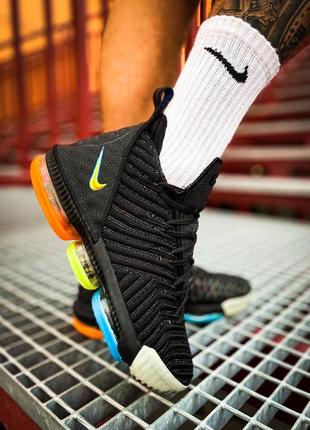 Nike lebron 16 ep lbj "black metallic silver" 🆕 мужские кроссовки найк 🆕 черные