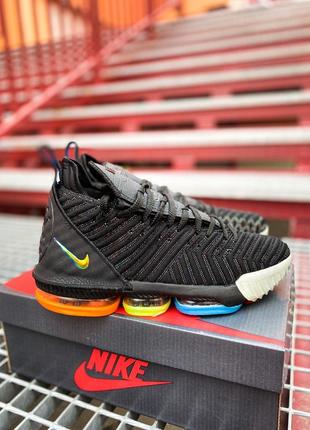 Nike lebron 16 ep lbj "black metallic silver" 🆕 мужские кроссовки найк 🆕 черные4 фото