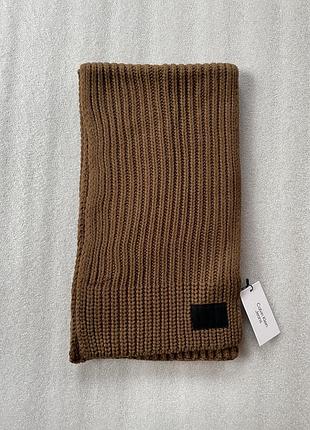 Новий шарф calvin klein (ck ribbed knit scarf) з америкари
