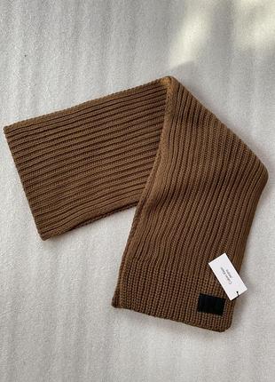 Новый шарф calvin klein ( ck ribbed knit scarf ) с америки6 фото