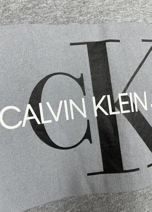 Calvin klein свитшот с большим логотипом3 фото