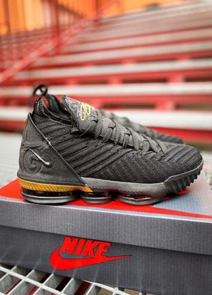Nike lebron 16 “i’m king” black/metallic gold 🆕 мужские кроссовки найк 🆕 черные/золотые5 фото