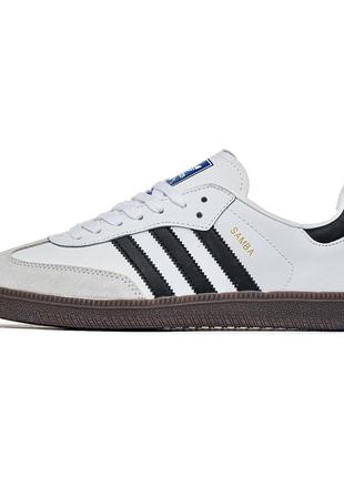 Кросівки adidas samba og white black