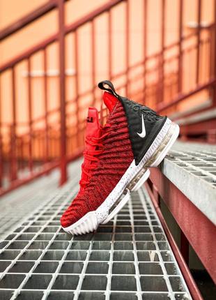 Nike lebron 16 red white/red/black 🆕 мужские кроссовки найк 🆕 зеленые2 фото