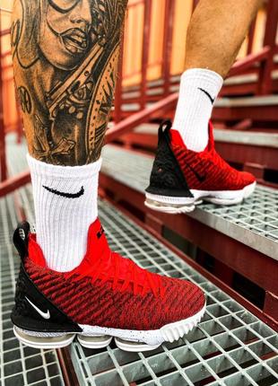 Nike lebron 16 red white/red/black 🆕 мужские кроссовки найк 🆕 зеленые7 фото