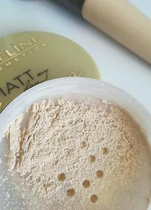 Матирующая рассыпчатая  пудра5 фото