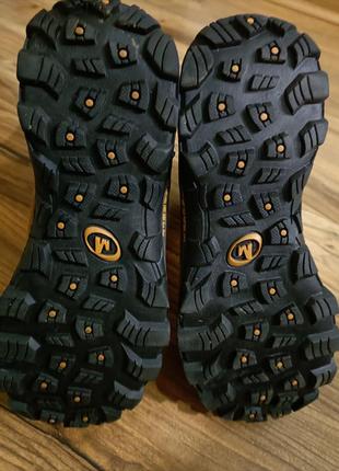 Сапожки вишукані стильні оригінальні водовідштовхуючі merrell tundra 💦🌊 waterproof polartec boots7 фото