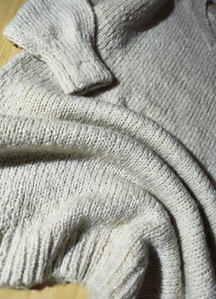 Free/quent ❤️‍🔥кремове плаття - светр з надзвичайно м'якої пряжі , велика в'язка

10% мохер, 20% шерсть7 фото