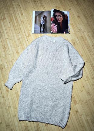 Free/quent ❤️‍🔥кремове плаття - светр з надзвичайно м'якої пряжі , велика в'язка

10% мохер, 20% шерсть2 фото