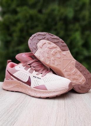 Кроссовки nike pegasus trail пудровые1 фото