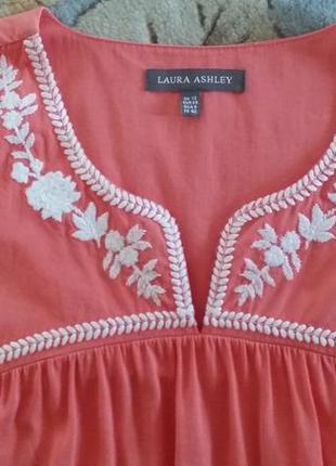 Яркий топ с вышивкой,laura ashley, uk 125 фото