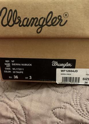Сапоги на толстом каблуке wrangler, размер 367 фото