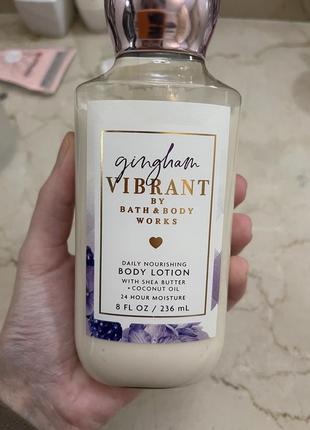 Лосьйон для тіла bath and body works gingham vibrant крем для тіла5 фото