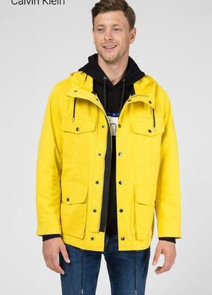 Мужская куртка calvin klein jacket yellow оригинал