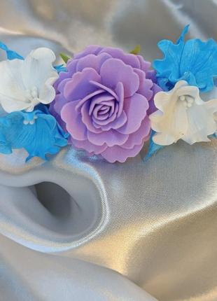 Обруч с цветами